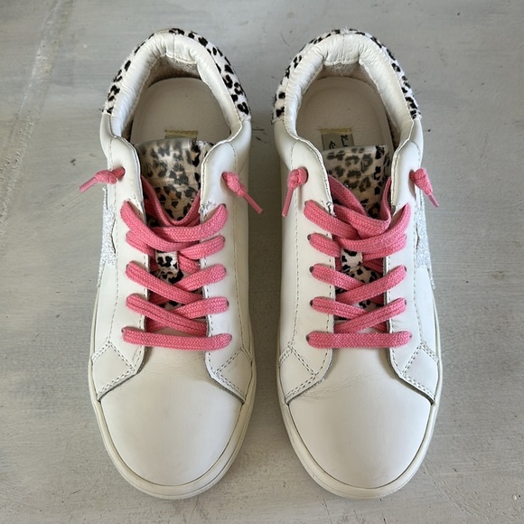 Vintage Havana Women’s Giselle Cheetah Size 37 US 7 Slip On Sneakers Leather - Picture 6 of 16